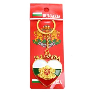Ключодържател България - сърце