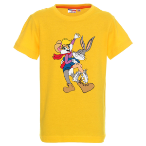 Цветна детска тениска- Лола и Бъгс Бъни