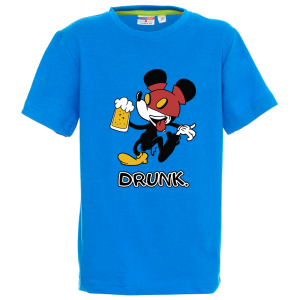 Цветна детска тениска- Drunk