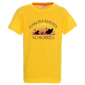 Цветна детска тениска- Хакуна Матата