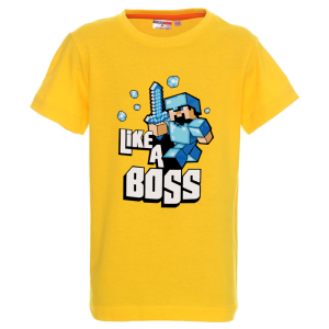 Цветна детска тениска- Like a boss 