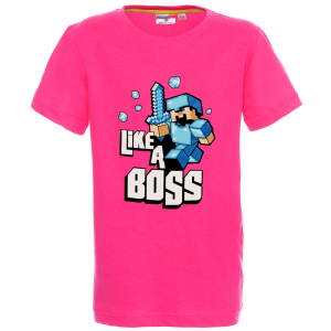 Цветна детска тениска- Like a boss 