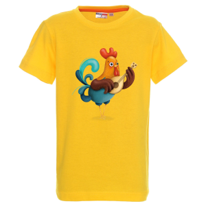 Цветна детска тениска- Петле