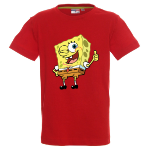 Цветна детска тениска- Спондж Боб