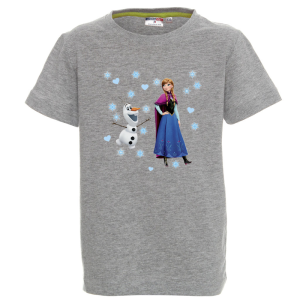 Цветна детска тениска- Замръзналото кралство, Анна