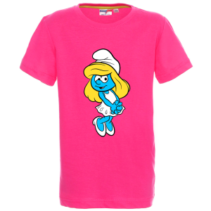 Цветна детска тениска- Смърфиета