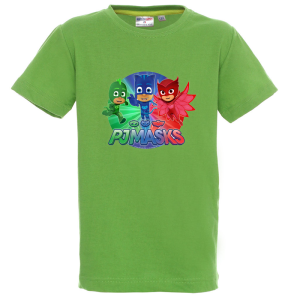 Цветна детска тениска- PJ Masks