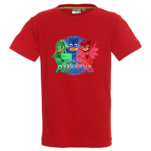 Цветна детска тениска- PJ Masks