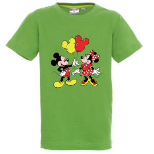 Цветна детска тениска- Мини и Мики