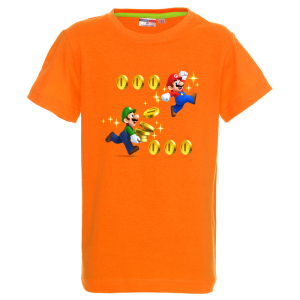 Цветна детска тениска- Супер Марио