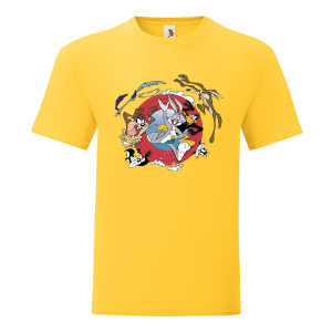 Цветна мъжка тениска- Анимационни герои