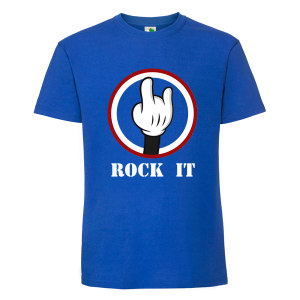 Цветна мъжка тениска- Rock it