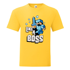 Цветна мъжка тениска- Like a Boss