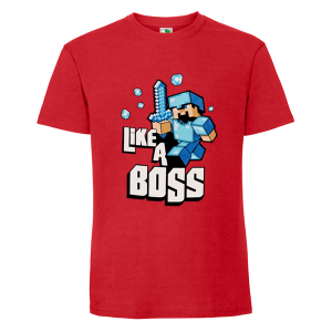 Цветна мъжка тениска- Like a Boss