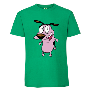 Цветна мъжка тениска- Кучето Кураж