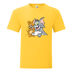 Цветна мъжка тениска- Том и Джери