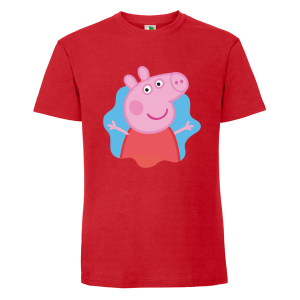 Цветна мъжка тениска- Пепа Пиг
