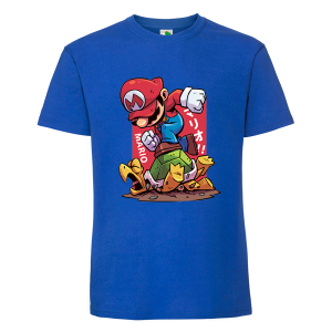 Цветна мъжка тениска- Супер Марио