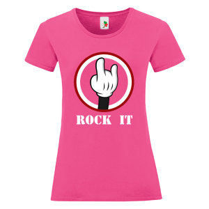 Цветна дамска тениска- Rock it