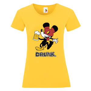 Цветна дамска тениска- Drunk