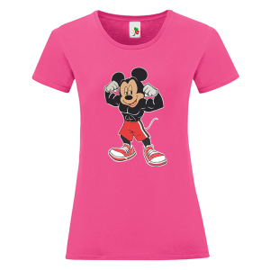 Цветна дамска тениска- Мики Маус