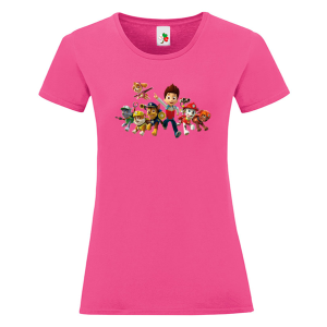 Цветна дамска тениска- Пес Патрул