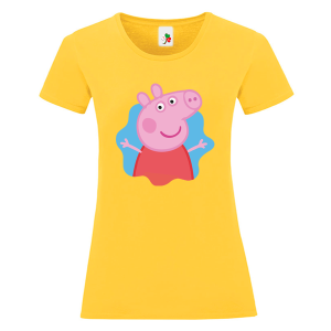Цветна дамска тениска- Пепа Пиг