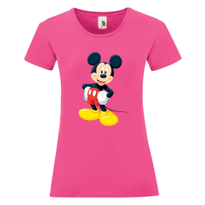 Цветна дамска тениска- Мики Маус