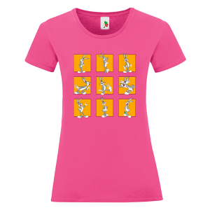 Цветна дамска тениска- Бъгс Бъни