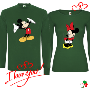 Комплект цветни блузи- Mickey and Minne Maus