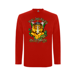 Червена  детска блуза- Тук ще бъде България