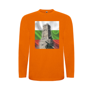 Оранжева  детска блуза - Шипка