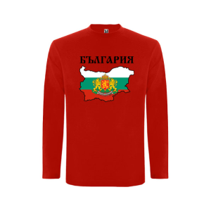 Червена  детска блуза-  България