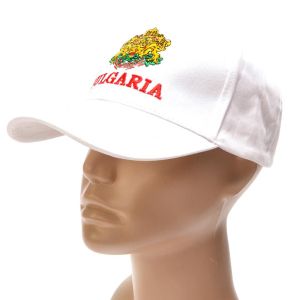 Бяла лятна шапка с козирка - Bulgaria