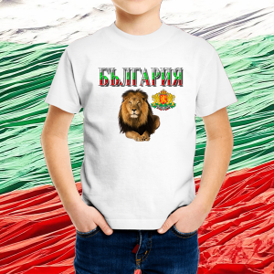 Детска патриотична тениска- България