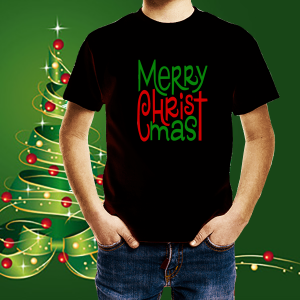Детска коледна тениска Merry Christmas