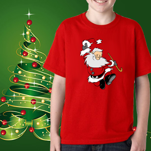 Детска коледна тениска Дядо Коледа