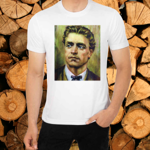  Мъжка тениска с образа на Васил Левски